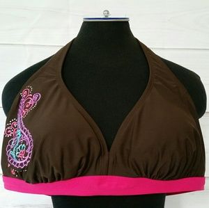 Women' Plus Size Underwire Bikini Top